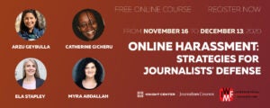 IWMF Online Harassment MOOC