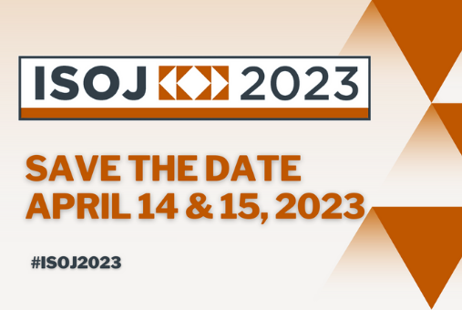ISOJ 2023 will be April 14 and 15