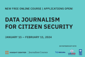 Data Journalism for Citizen Security course