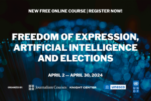 Freedom of Expression, AI and Elections