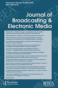 Journal of Broadcasting & Electronic Media journal cover