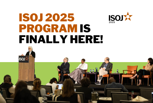 ISOJ 2025 Program is Finally Here!