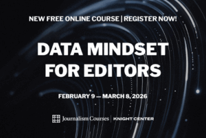 Banner that says: Data Mindset for Editors